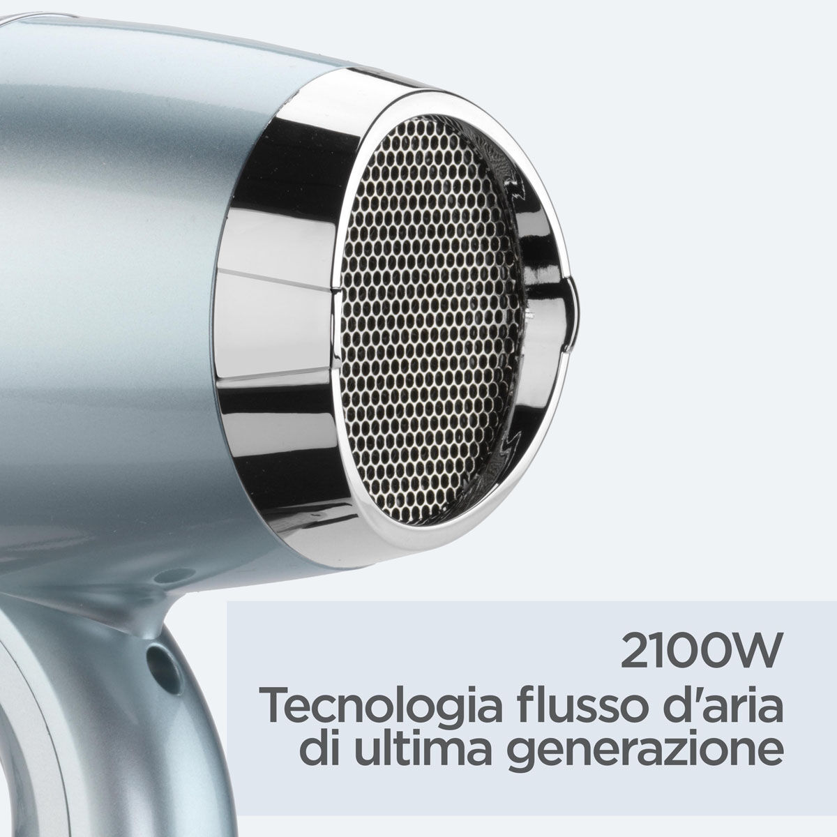 2100W. Tecnologia flusso d'aria di ultima generazione